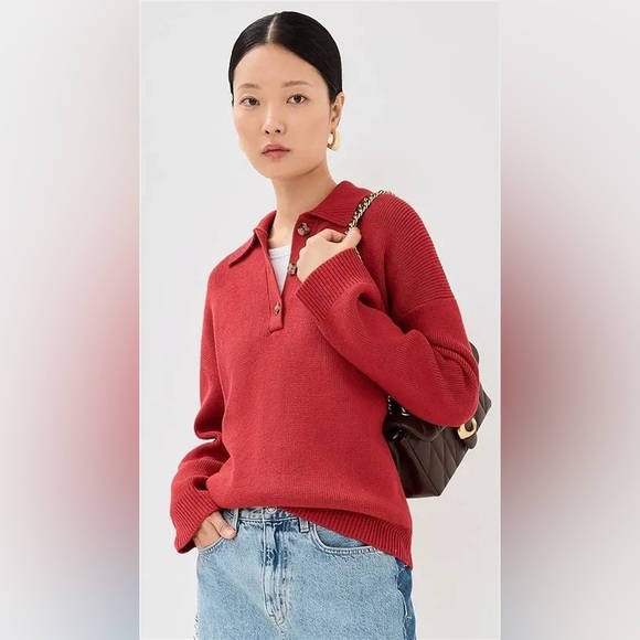 Reformation Brooklyn Polo Sweater - Picture 3 of 7